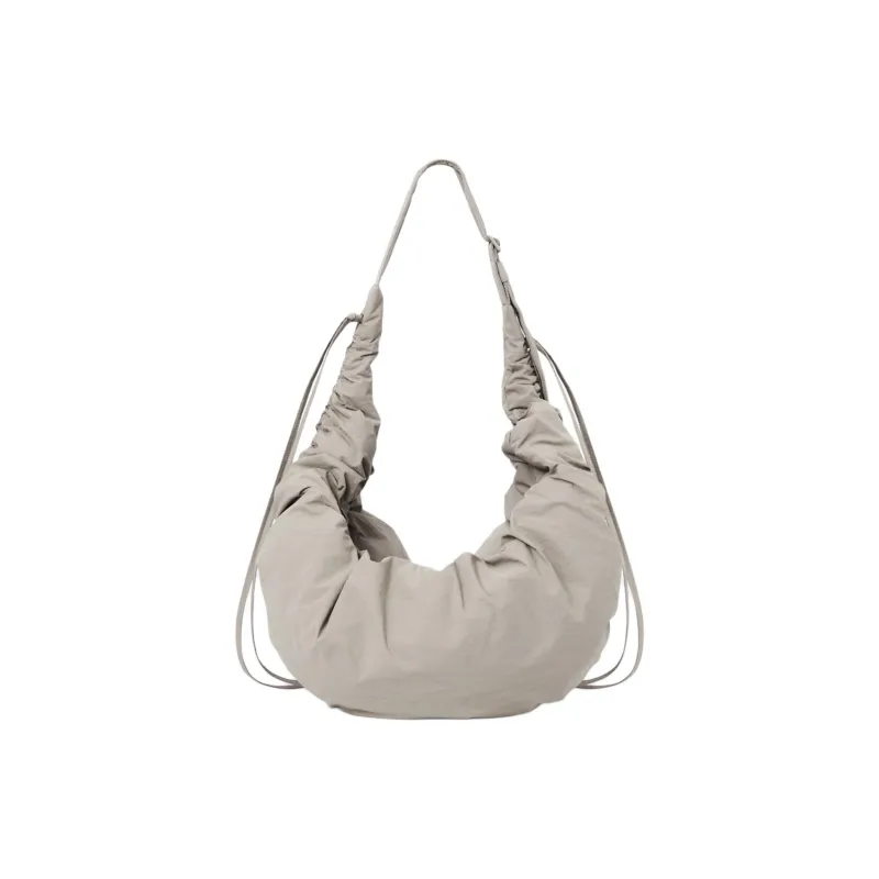 COS Polyester Shoulder Bag Large Size Women's Moor Gray-0
