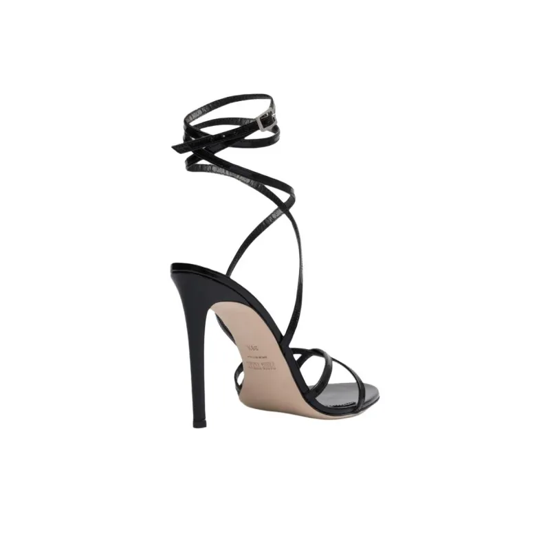 Paris Texas Zoe Strap Sandals 11cm Women's Black-3