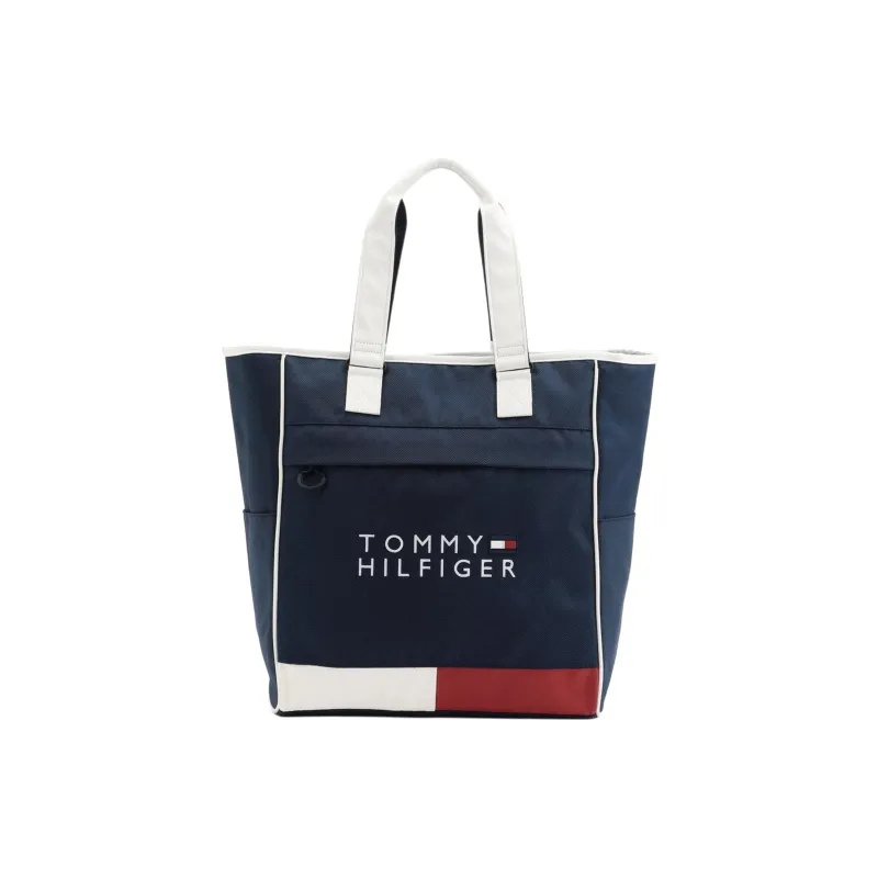 Tommy Hilfiger Polyester Polyurethane Synthetic Leather Handbag Unisex Marine Blue-0