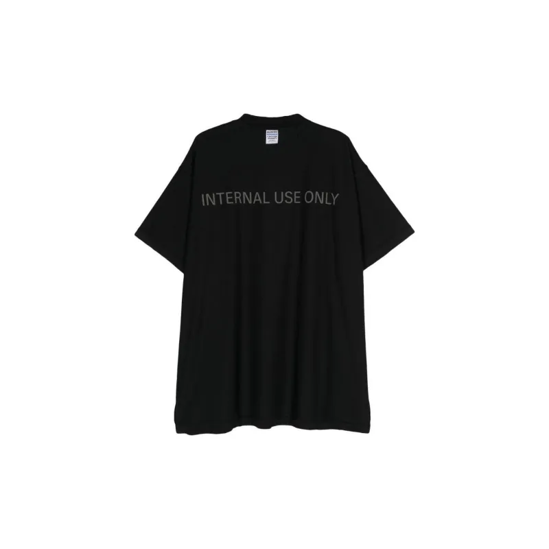 Balenciaga Inside Out T Shirt Faded Black-1