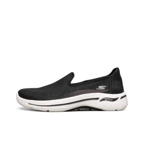 Skechers Go Walk Arch Fit Slip-On Shoes Women's Low-Top Black