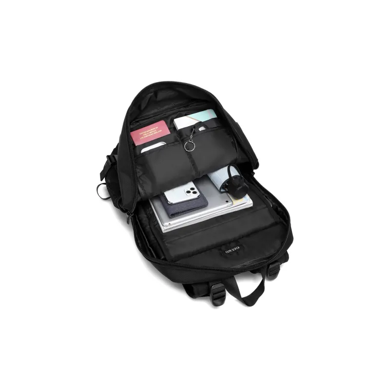 ROSEROOEN Oxford Backpack Unisex Black/Gray/Camouflage-2