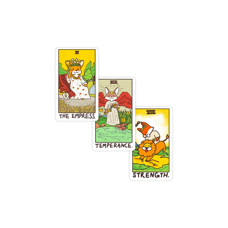 WohStudios Tarot Card Collection Worthy Series Little Fox Journey Board Games-3