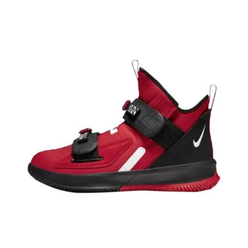 Nike Zoom Soldier 13 Basketball Shoes Men High-Top Black/Red