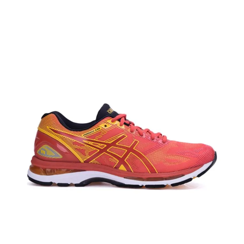 Asics GEL-Nimbus 19 Running Shoes Men Low-Top Orange/Yellow-1