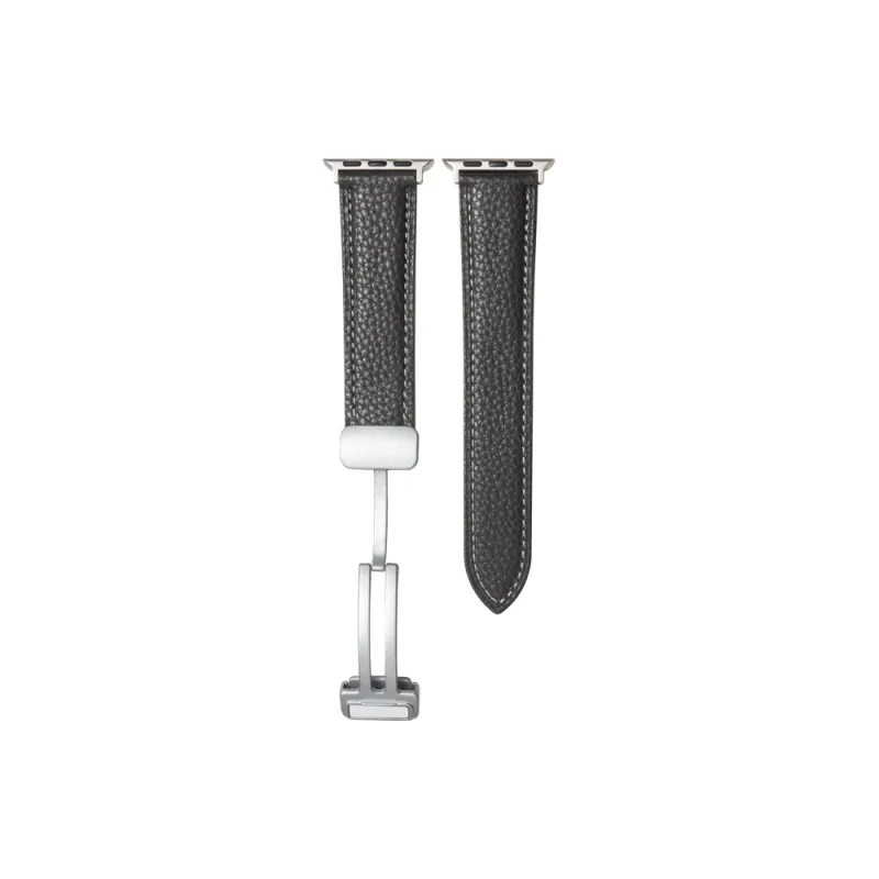 Mr. Strap Apple Compatibility Watch Band Artificial Leather Material-4