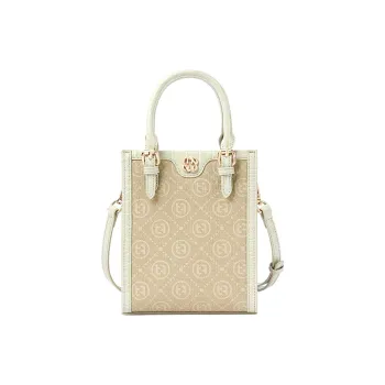 TUCANO Synthetic Leather Handbag Trumpets Women's Mist Gray