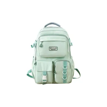 OURFUN Nylon Backpack Regular Women's Black/Blue/Green/Light Pink/Dark Pink