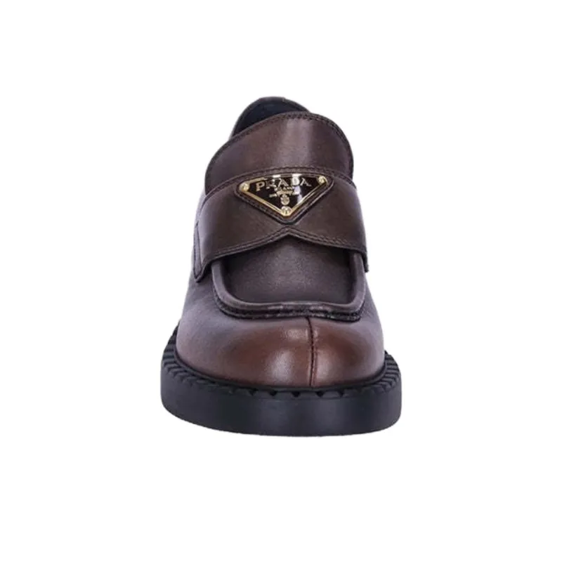 PRADA Loafers Women's Brown-3