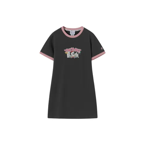 Tokidoki Short-Sleeved Dresses Women's Dark Gray