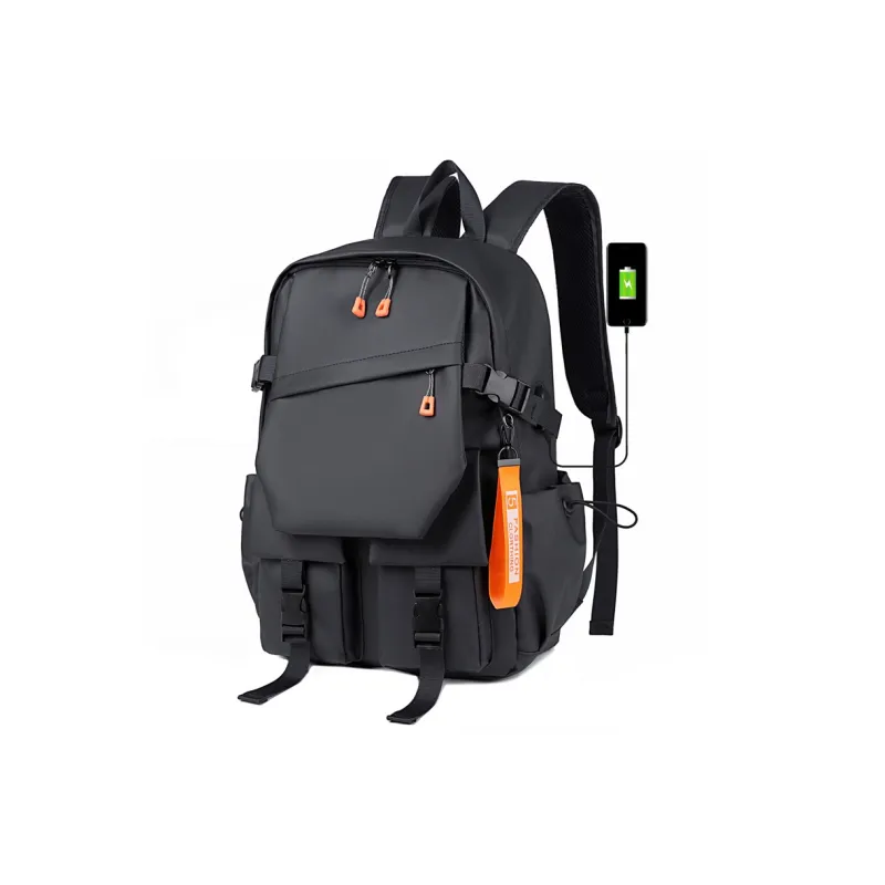 BAODIDAISHU Water Resistant Membrana Dermalis Backpacks Unisex Black/Gray/Dark Gray/Red/Dark Blue-2