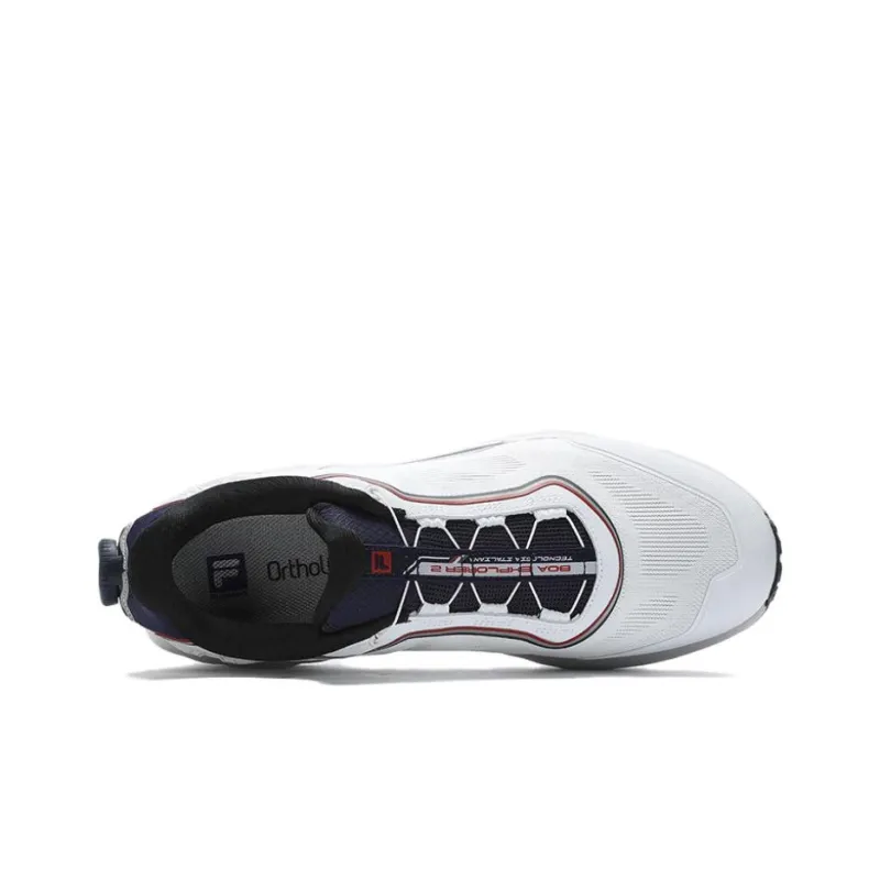 FILA BOA EXPLORER 2 Anti Slip Wear Resistant Low Top Outdoor Shoes Men's White-1