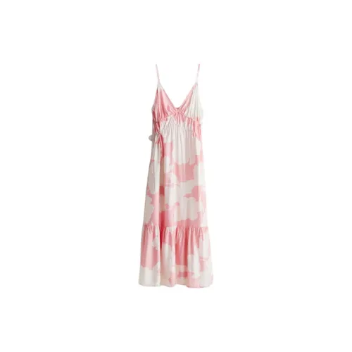 H&M Slip Dresses Women's Light Pink