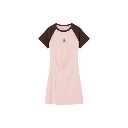 GAP Short-Sleeved Dresses Women's Pink