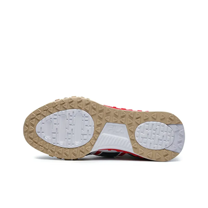 FILA Brick Cushioning Anti Slip And Wear Resistant Support Lightweight Rebound Low Top Casual Shoes Men's White Green-5