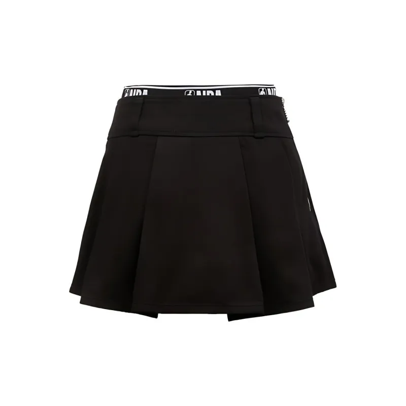 Nba X ONLY Denim Short Skirts Women's Black Denim-1