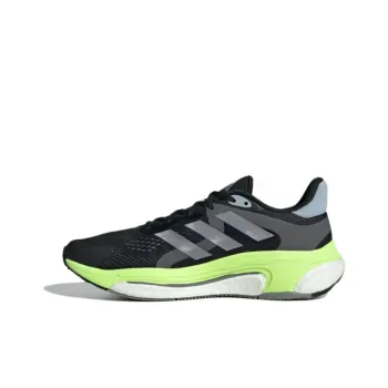 Adidas Solarcontrol Anti-Slip Wear-Resistant Low-Top Casual Running Shoes Men's Black Gray Color