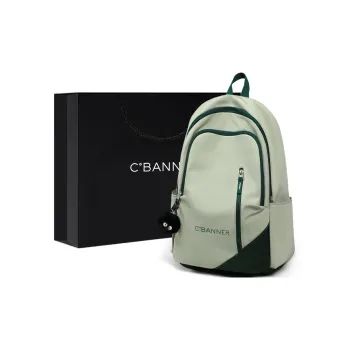 C°BANNER Fabric Backpack Large Size Women's Green