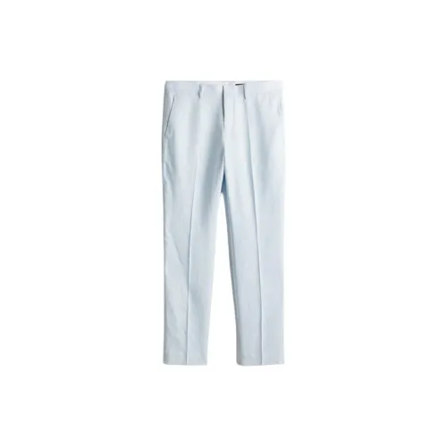 H&M Suit Trousers Men Light Blue