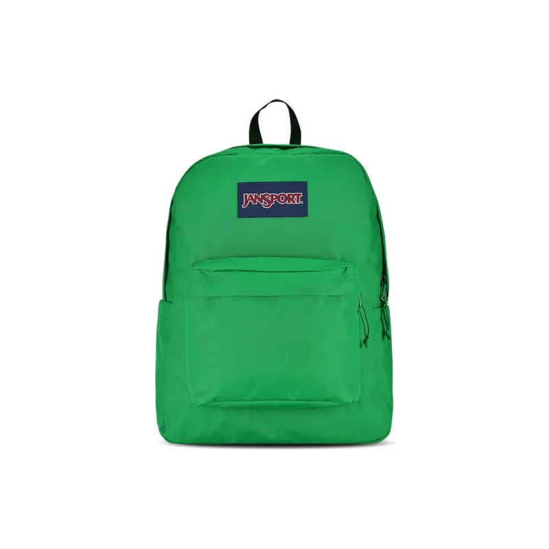 JanSport Fabric Backpack Medium Size Unisex University Green-0
