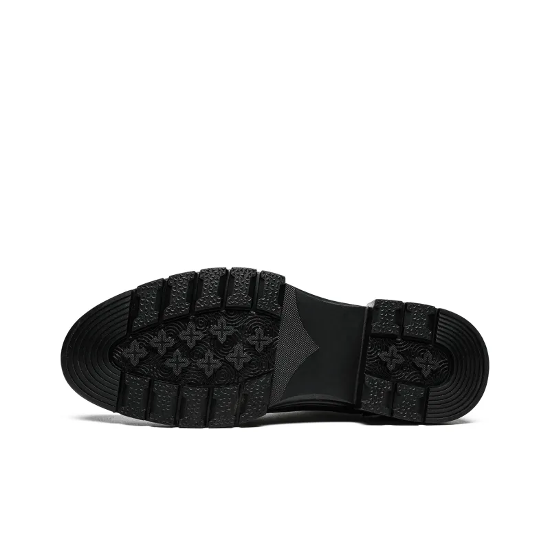 CHINT Dress Shoes Men Low Top Black/Brown-9