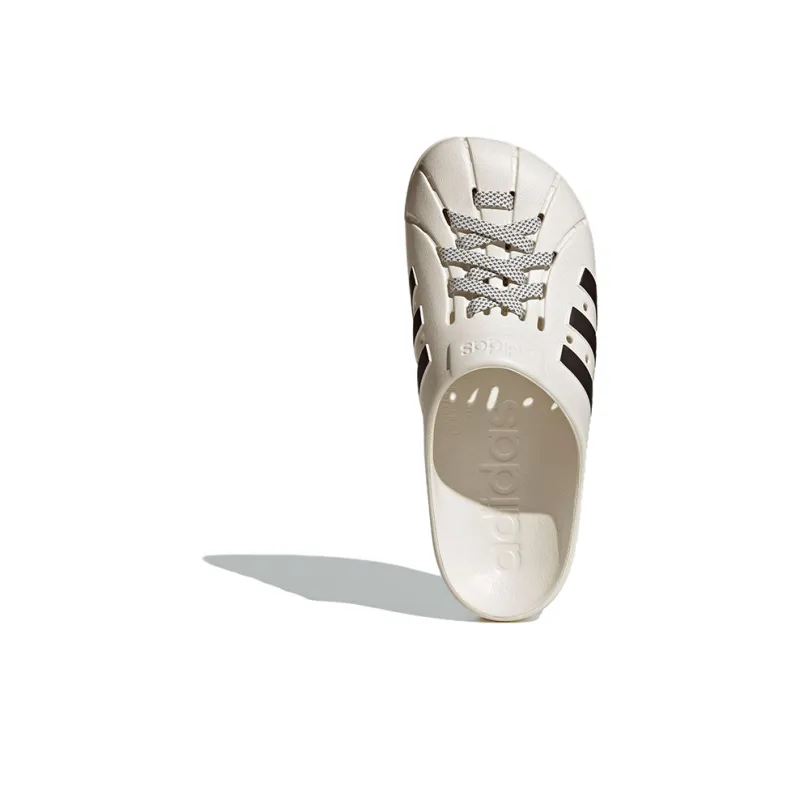 Adidas Adilette Clogs 'White Black'-3