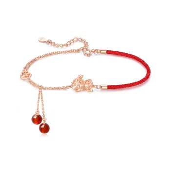 Hurry That Year 925 Sterling Silver Anklets Women's