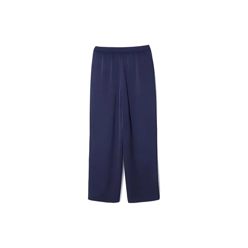 XII BASKET Casual Pants Women's Navy Blue-1