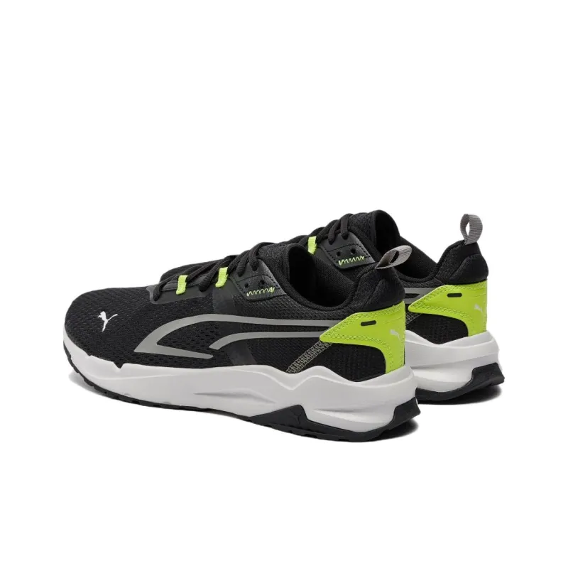 Puma Stride 'Black Electric Lime'-3