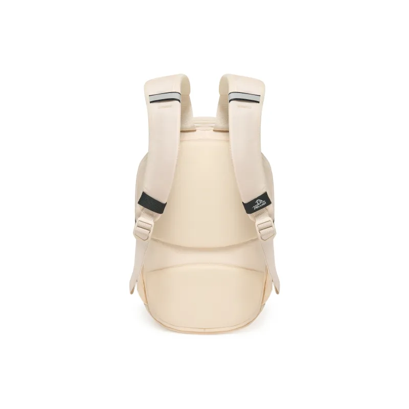PELLIOT Oxford Backpack Regular Unisex Obsidian Black/Coconut Milk White/Cherry Blossom Pink-6