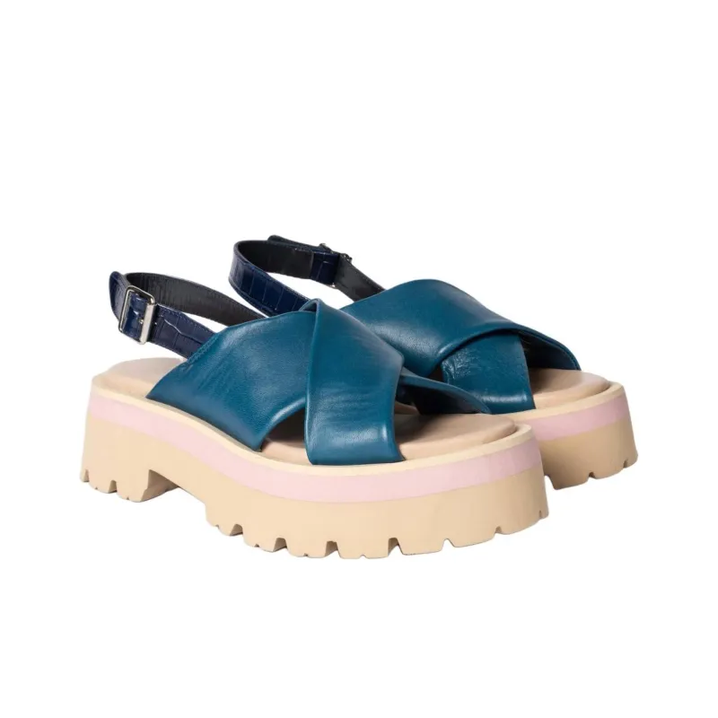 Paul Smith Logan Strap Sandals Women's Blue-2