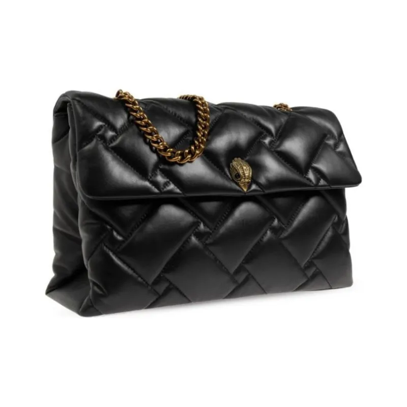 Kurt Geiger London Calfskin One Shoulder Handbags Extra Large Women's Black-1