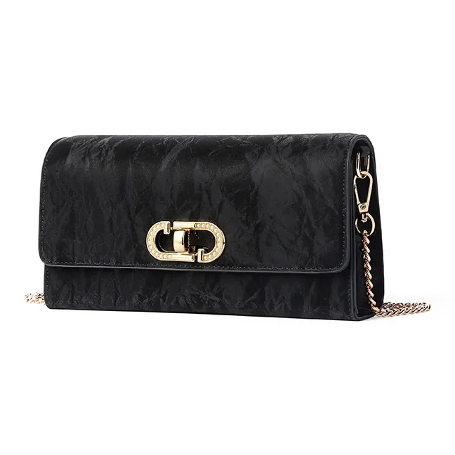 TUCANO PU Leather Crossbody Bag, Shoulder Bag Regular Women's Classic Black-1
