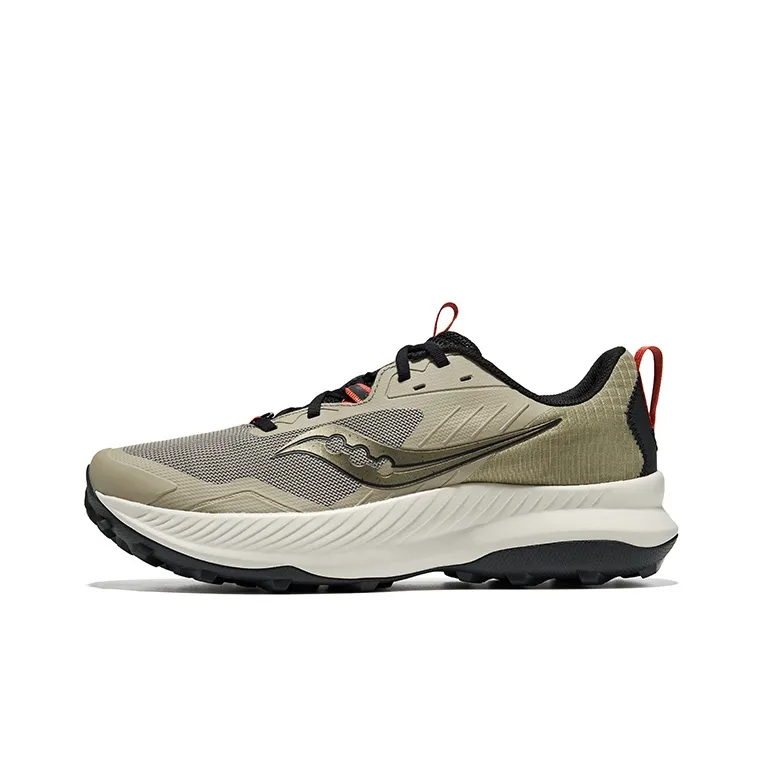 Saucony BLAZE TR Low Top Running Shoes Men's Coffee Black-0