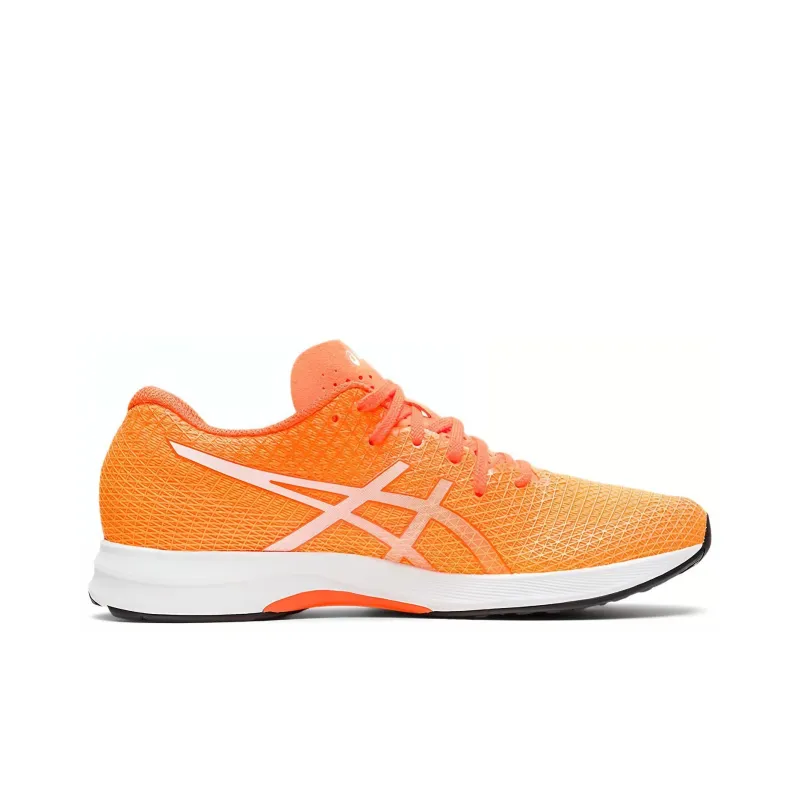 Asics Lyteracer 4 Cushioning, Slip Resistant, And Abrasion Resistant Low Top Running Shoes Women's Orange White-1