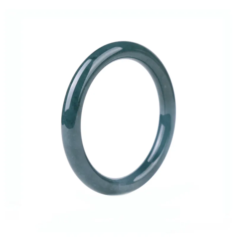 Clear Snow Glutinous Jade Jadeite Bangles Unisex-0