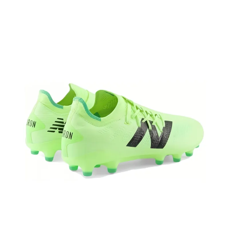 New Balance Furon V7 HG Rubber Short Studs Wear resistant And Lightweight Soccer Shoes Unisex Lime Green-3