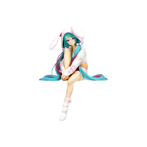 FURYU Bunny Ears Pajamas Hatsune Miku Bonus Gifts 14cm