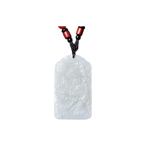 Jing Ruyu Hetian Jade Pendants Unisex