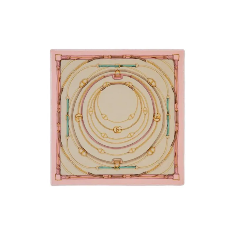GUCCI Cashmere Silk Scarves Women's Multicolor-0
