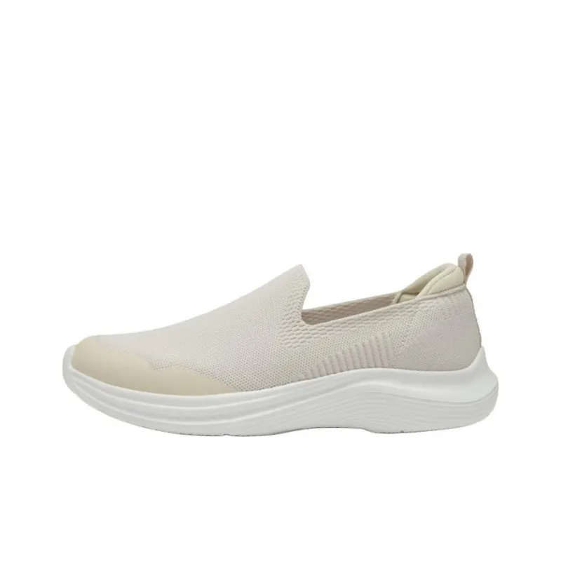 RAPIDO Slip Resistant Breathable Lightweight Wear Resistant Low Top Casual Shoes Unisex Beige-0