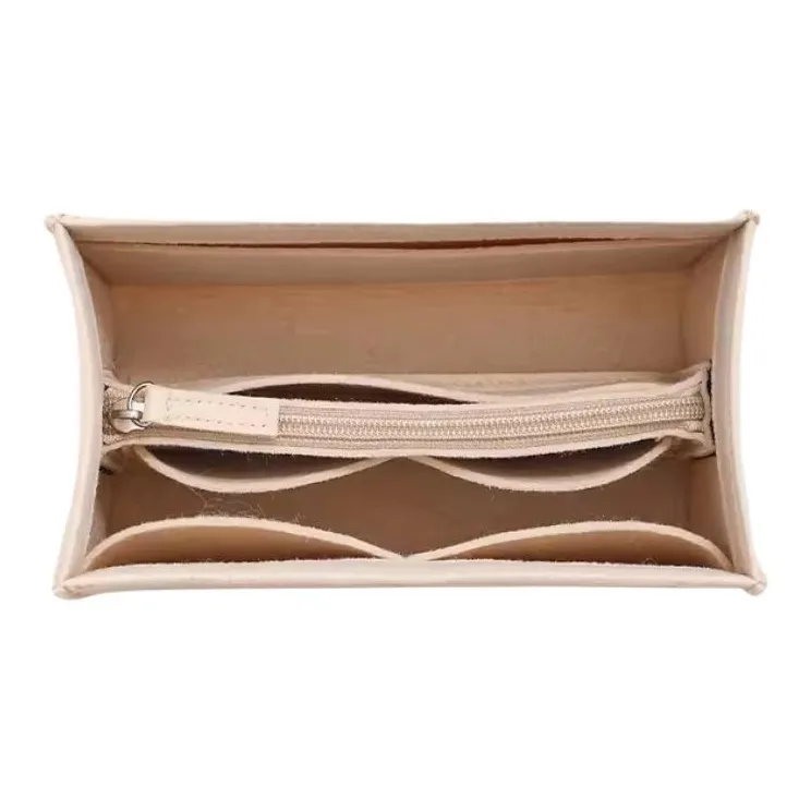 BagINBAG Felt Bag Accessory Bag Insert Women's Beige Coffee-3