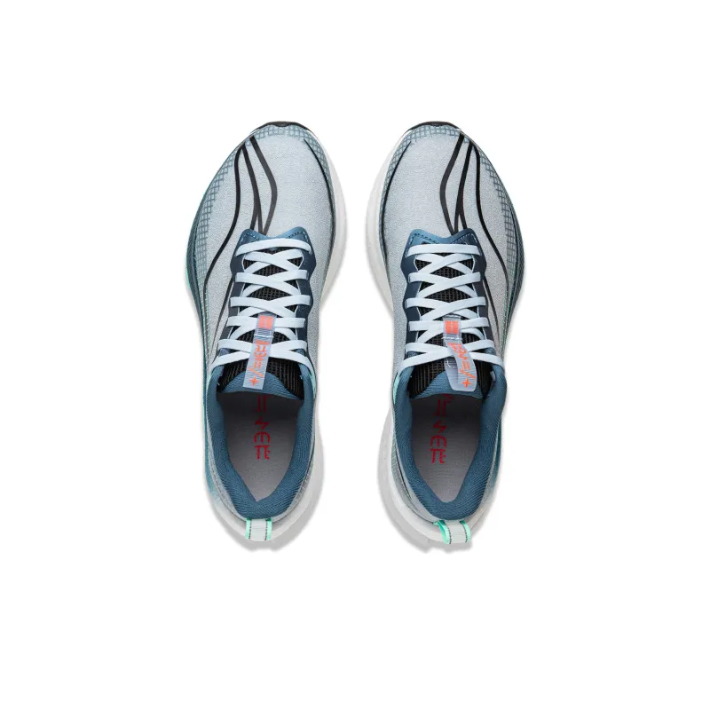 LiNing Red Hare 7 Pro Cushioning Anti-Slip And Wear-Resistant Low-Top Running Shoes Men's Blue White-3