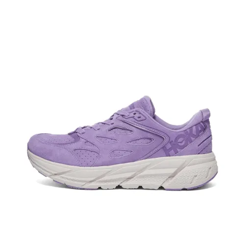 HOKA ONE ONE Bondi L Suede Chalk Violet Lilac Ash All Gender