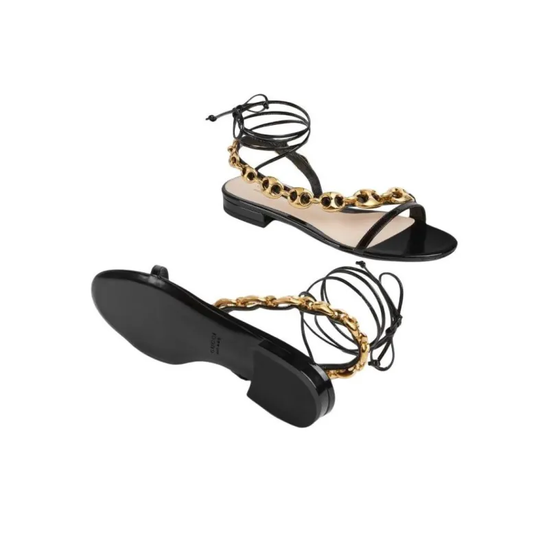 GUCCI Marina Strap Sandals Women's Black-5