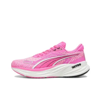 PUMA Magnify Nitro 2 Abrasion Resistant Low Top Casual Running Shoes Women's Pink