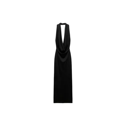 ZARA Slip Dresses Women's Black