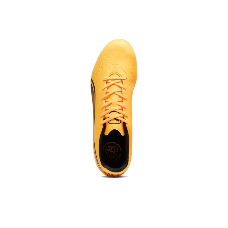 PUMA King AG Short Rubber Studs FG Long Rubber Studs Anti Slip Wear Resistant Soccer Shoes Men's Orange-3