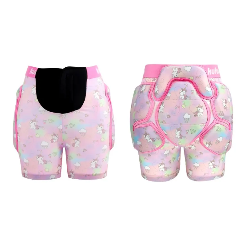 KUFUN Ski Protective Gears EVA+Lycra Butt Protector Pad Kids'-5