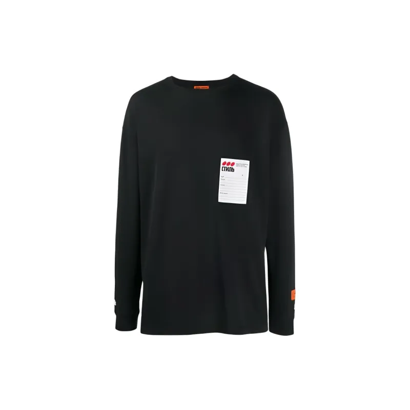 HERON PRESTON T Shirts Men Black-0